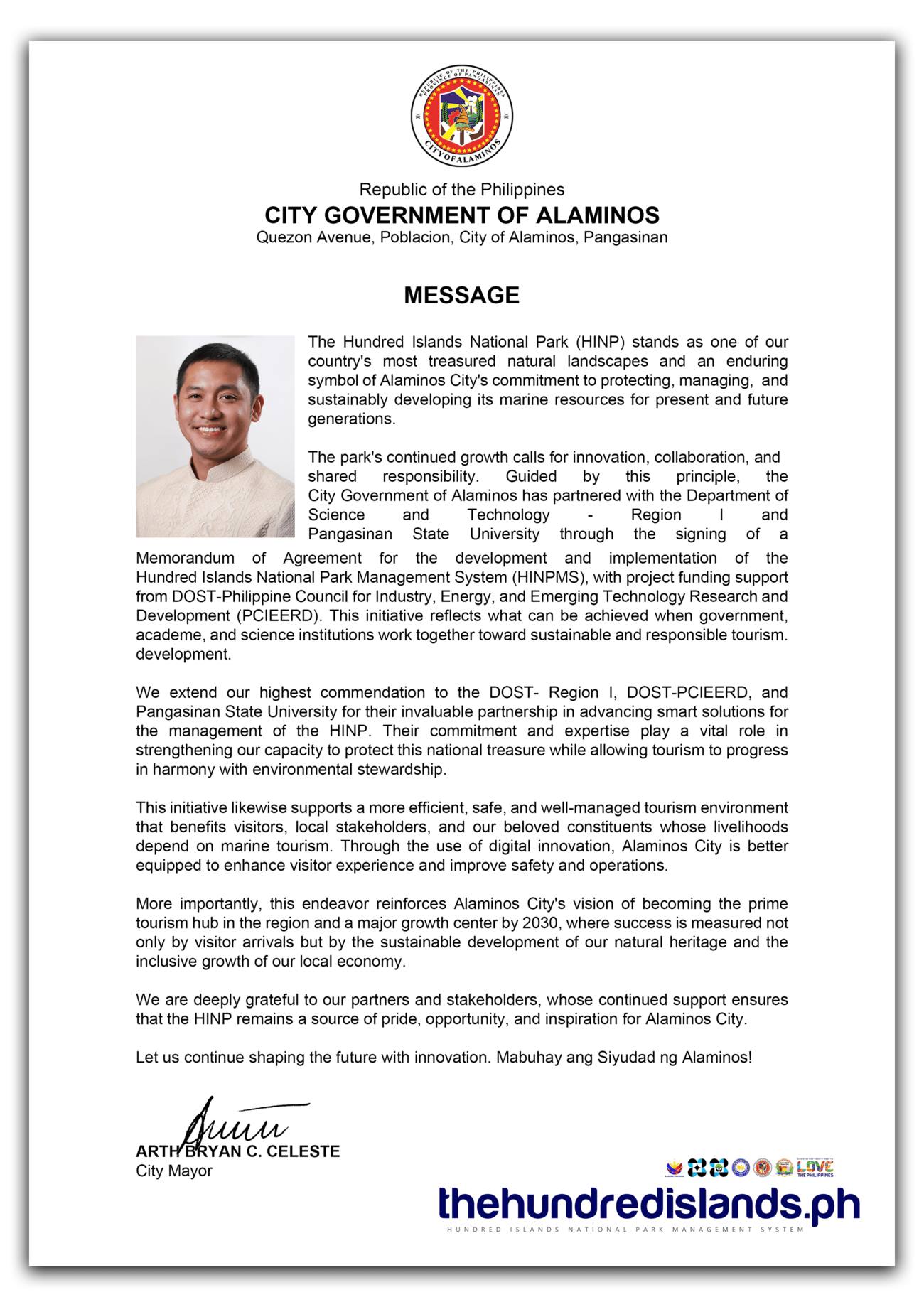 Mayor's Message